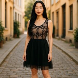 Black lace tutu dress by Rue 21